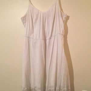 white sundress size xl